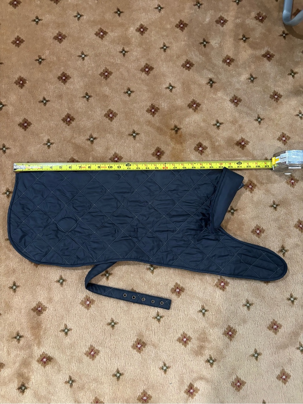 Barbour quilted dog jacket